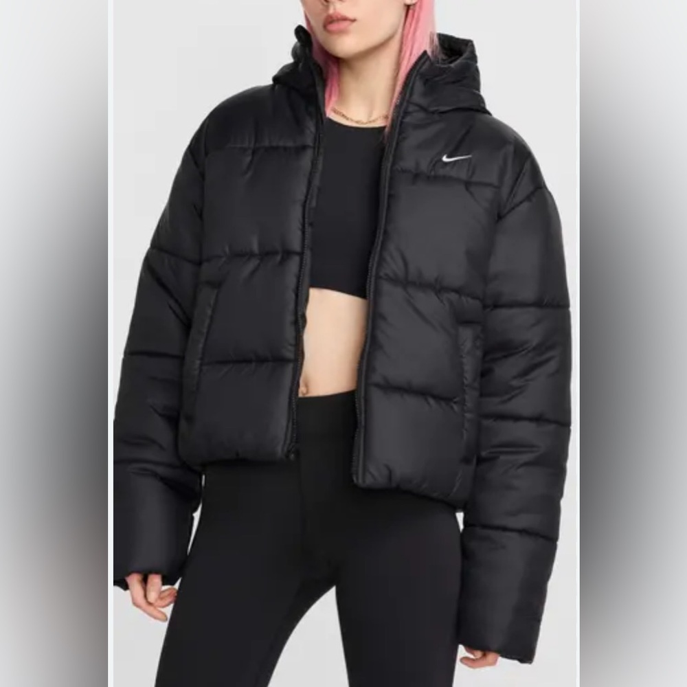 Nike Sportswear Therma-FIT Classic Puffer Jacket in Black Size Small New